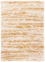 Safavieh Hudson Shag 4'-0" x 6'-0" Rug in Ivory / Gold