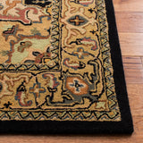 Safavieh Heritage 4'-0" x 6'-0" Rug in Black / Gold