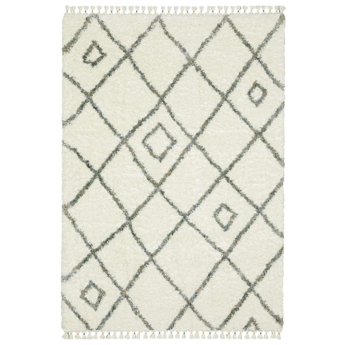 Oriental Weavers Sphinx Axis Ax03A Ivory/ Multi Rug - main flat