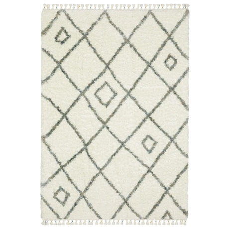 Oriental Weavers Sphinx Axis Ax03A Ivory/ Multi Rug - main flat