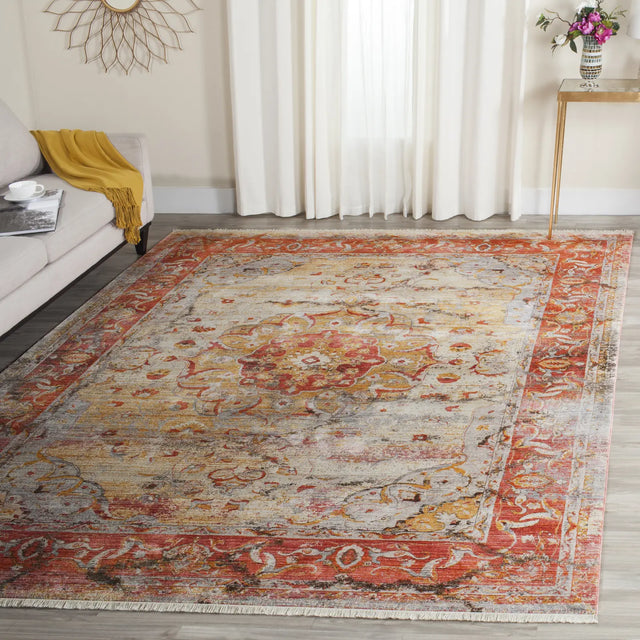 Safavieh Vintage Persian 10'-0" x 13'-0" Rug in Saffron / Cream
