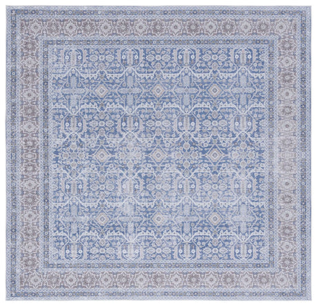 Safavieh Tucson 6'-0" x 6'-0" Rug in Blue / Rust