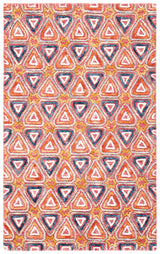 Safavieh Trace 3'-0" x 5'-0" Rug in Red / Navy