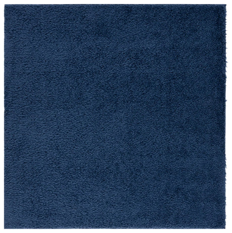 Safavieh Lindsay Shag 6'-7" x 6'-7" Rug in Navy