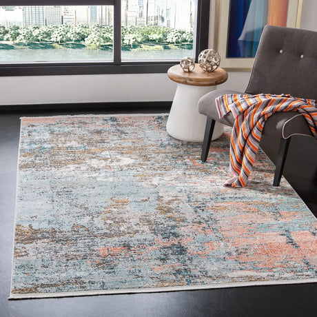 Safavieh Shivan 4'-0" x 6'-0" Rug in Grey / Pink