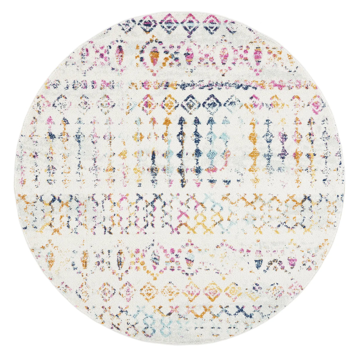 Safavieh Tulum 6'-7" x 6'-7" Rug in Ivory / Gold