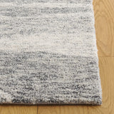 Safavieh Ebony 4'-0" x 6'-0" Rug in Dark Grey / Ivory