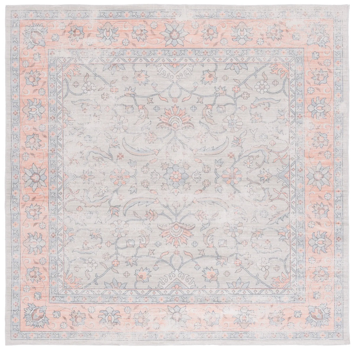 Safavieh Arizona 6'-0" x 6'-0" Rug in Sage / Rust