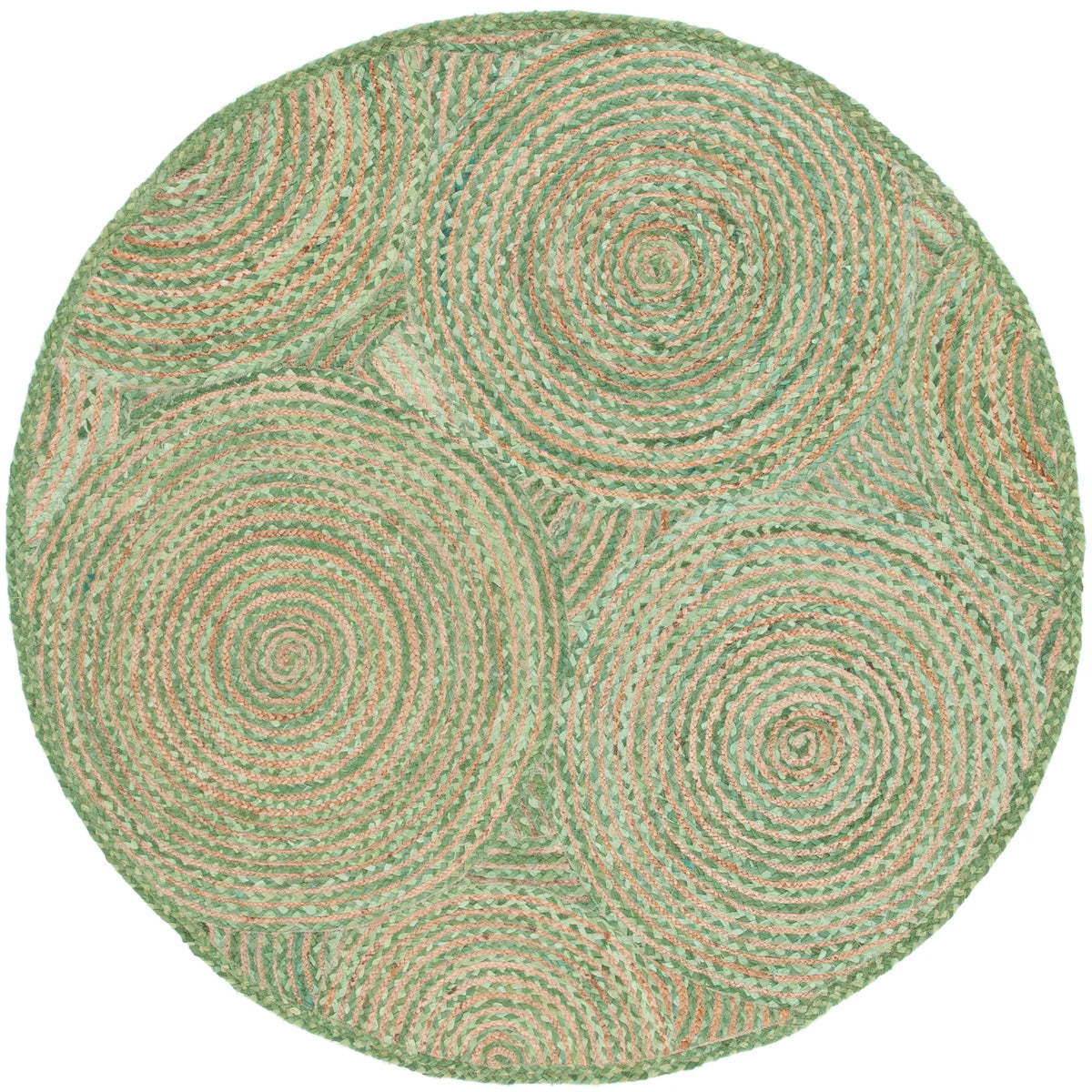 Safavieh Cape Cod 6'-0" x 6'-0" Rug in Green / Natural