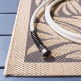 Safavieh Courtyard 5'-3" x 7'-7" Rug in Sand / Grey
