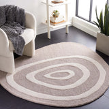 Safavieh Novelty 5'-0" x 5'-0" Rug in Beige / Ivory