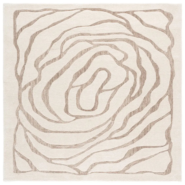 Safavieh Metro 6'-0" x 6'-0" Rug in Ivory / Grey