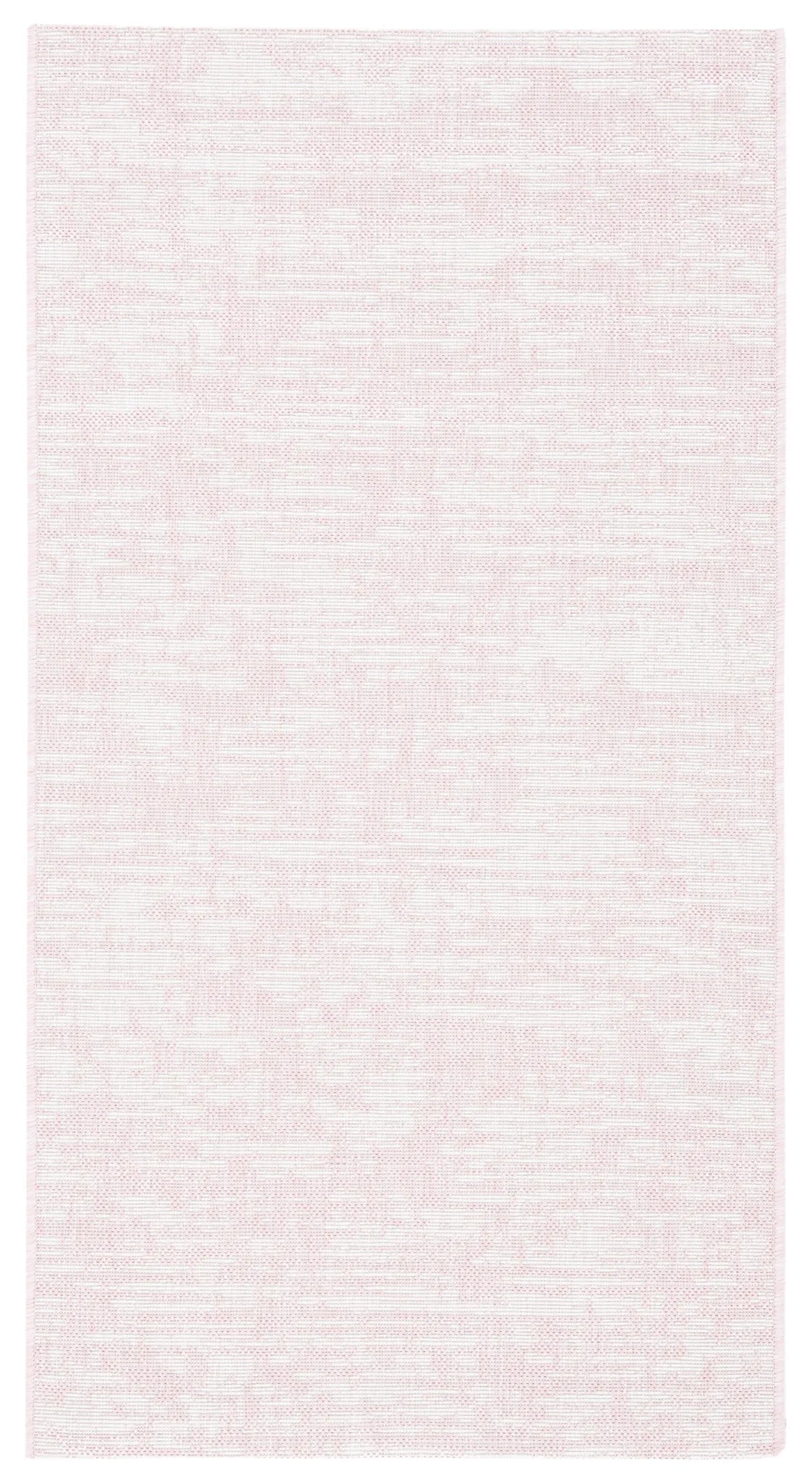 Safavieh Courtyard 2'-7" x 5'-0" Rug in Pink / Ivory