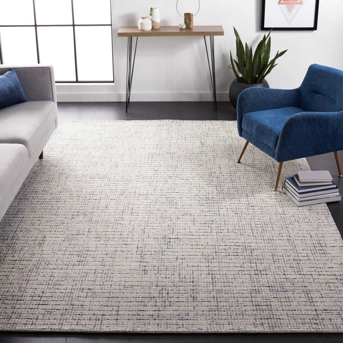Safavieh Abstract 10'-0" x 14'-0" Rug in Grey / Ivory