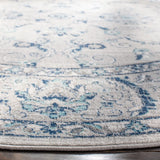 Safavieh Brentwood 10'-0" x 10'-0" Rug in Light Grey / Blue