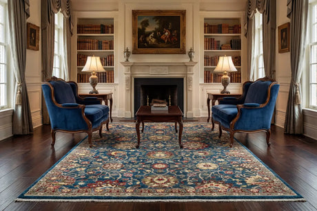 Dynamic Rugs Juno 6883 Navy Rugs - Room