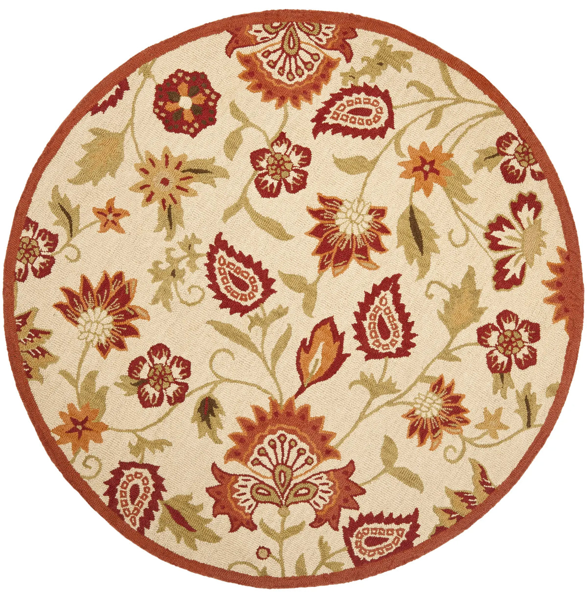 Safavieh Blossom 8'-0" x 8'-0" Rug in Beige / Multi