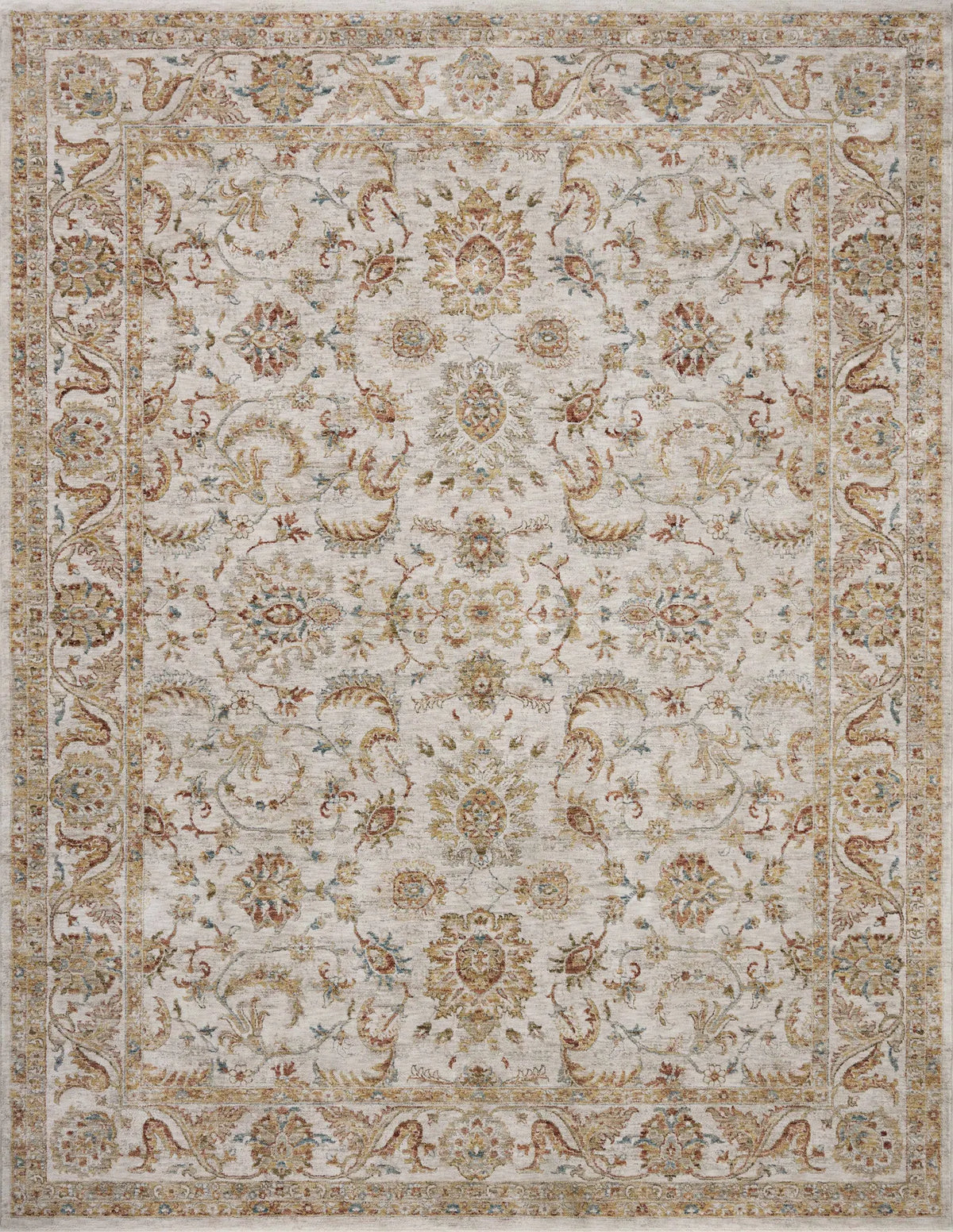 Loloi Gaia Gaa-04 Natural/Sunset Rug - main flat
