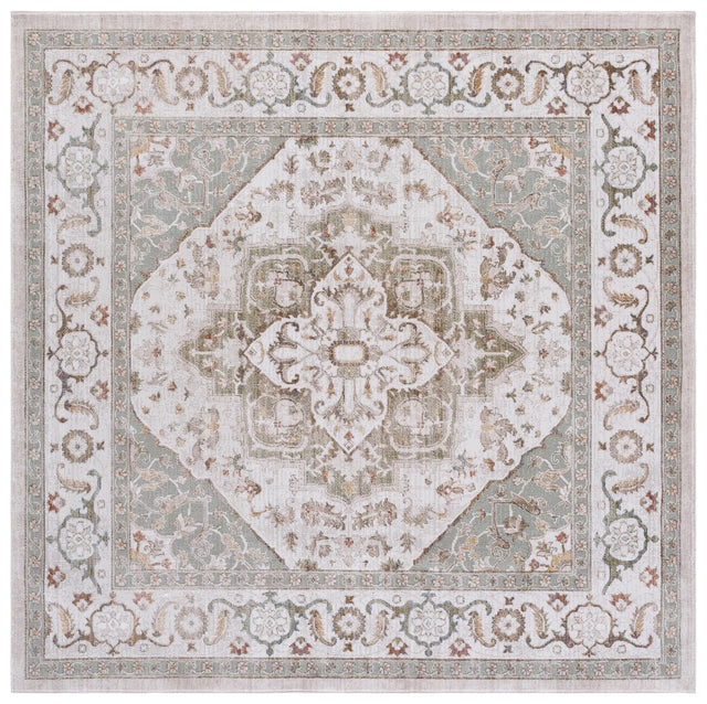 Safavieh Ellwood 6'-5" x 6'-5" Rug in Beige / Olive