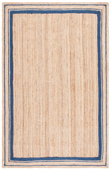 Safavieh Natural Fiber 4'-0" x 6'-0" Rug in Navy / Natural