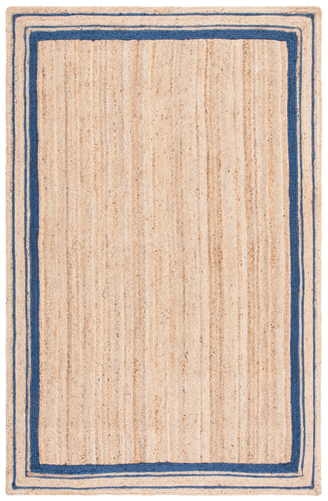 Safavieh Natural Fiber 4'-0" x 6'-0" Rug in Navy / Natural