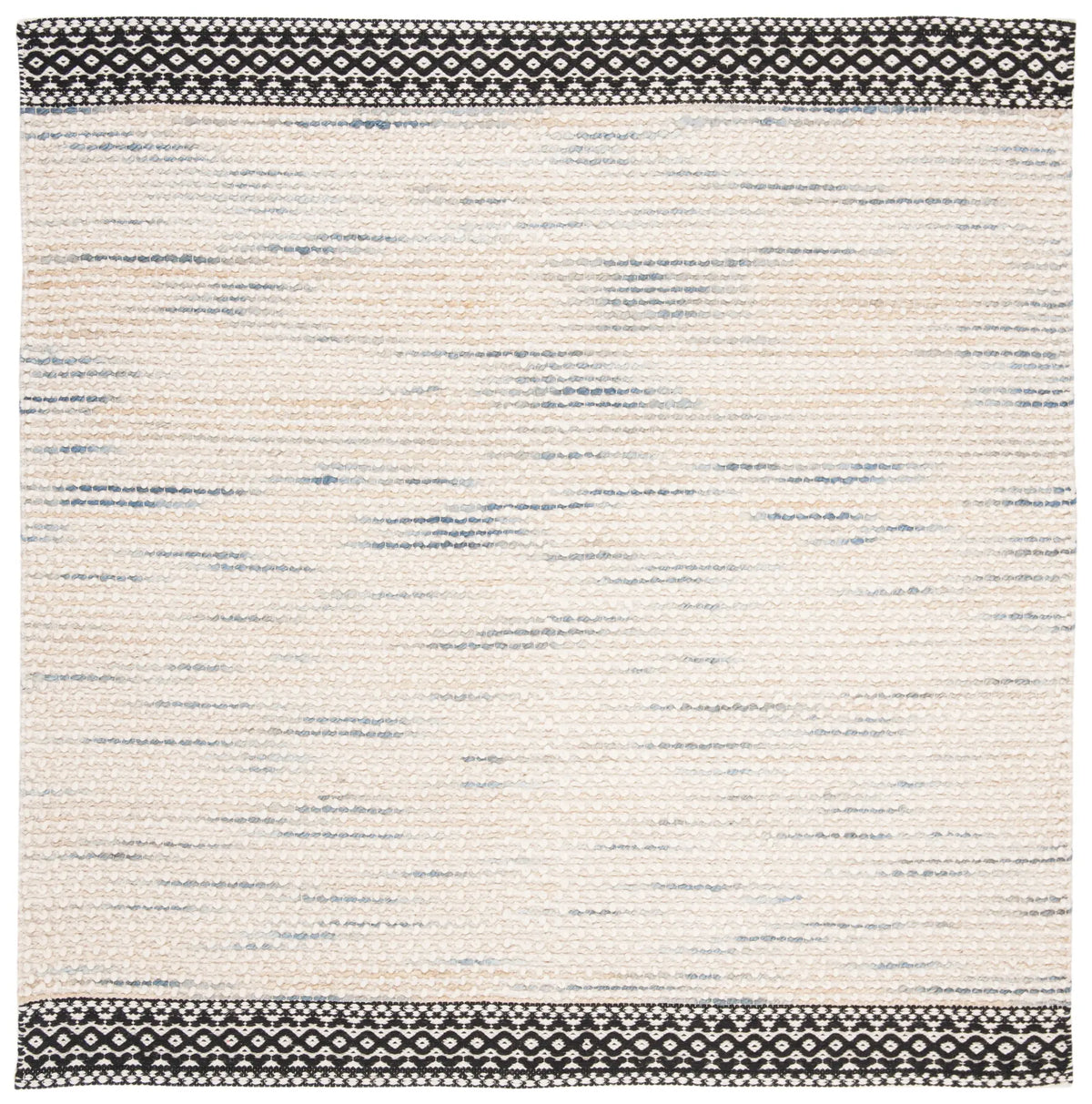 Safavieh Natura 6'-0" x 6'-0" Rug in Black / Ivory