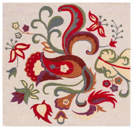 Safavieh Blossom 6'-0" x 6'-0" Rug in Beige / Multi
