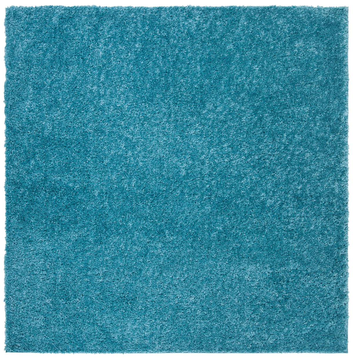 Safavieh August Shag 900 6'-7" x 6'-7" Rug in Turquoise