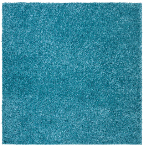 Safavieh August Shag 900 6'-7" x 6'-7" Rug in Turquoise