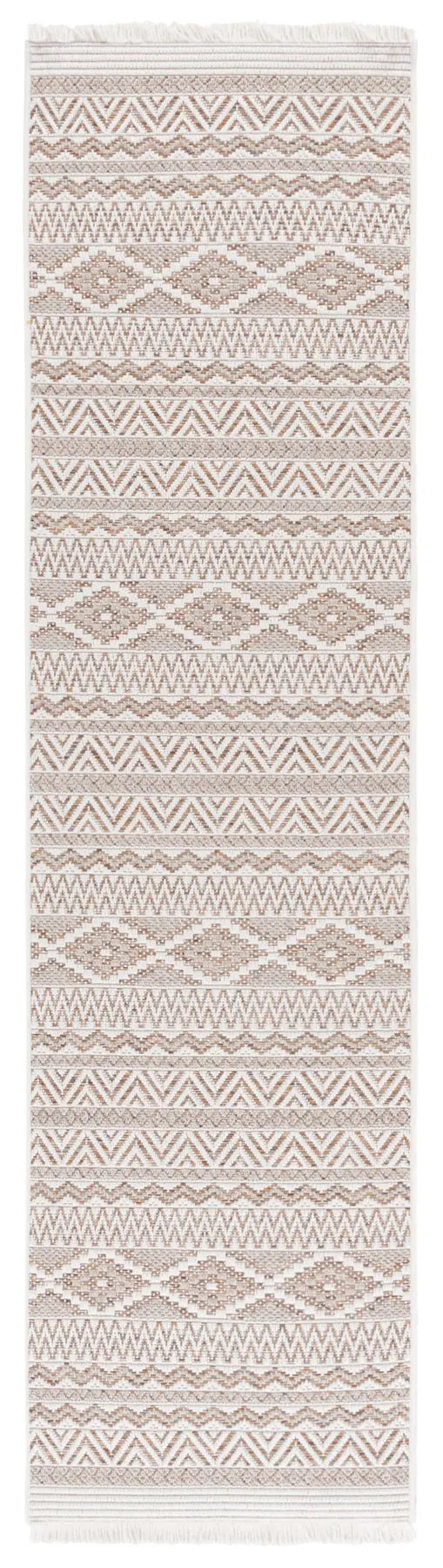Safavieh Wicker 2'-2" x 8'-0" Rug in Orange / Beige