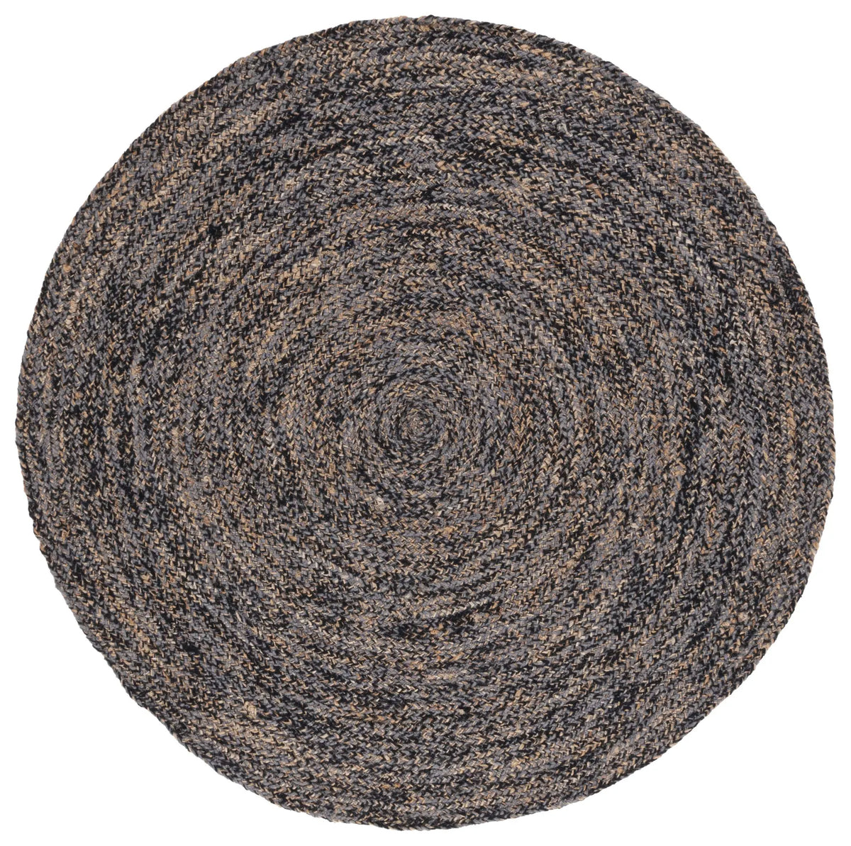 Safavieh Natural Fiber 6'-0" x 6'-0" Rug in Black / Natural