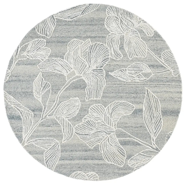 Safavieh Glamour 6'-0" x 6'-0" Rug in Silver / Ivory