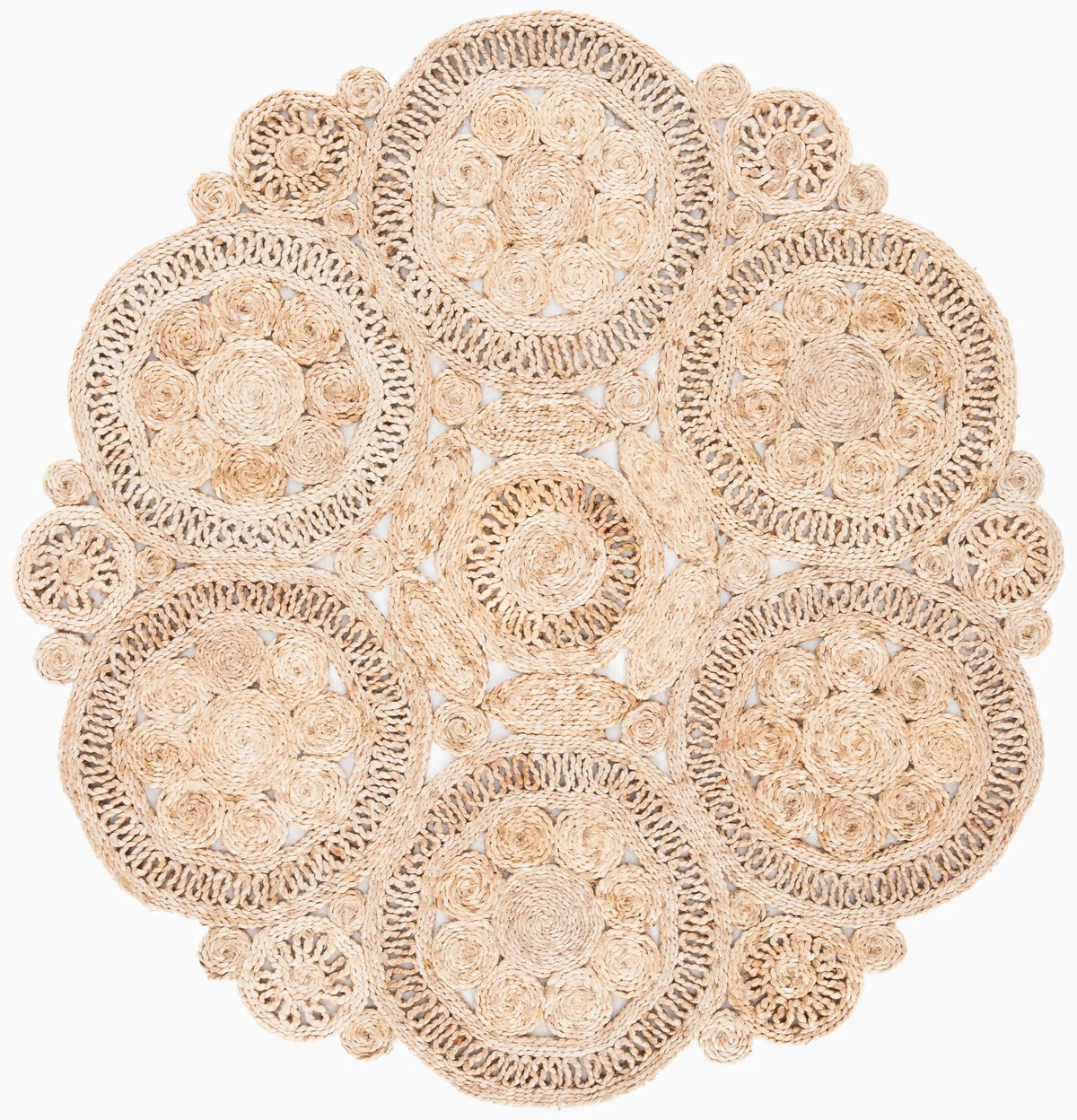 Safavieh Natural Fiber 3'-0" x 3'-0" Rug in Natural