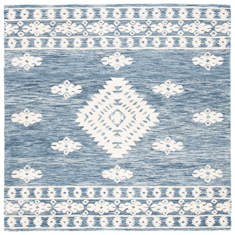 Safavieh Aspen 7'-0" x 7'-0" Rug in Navy / Ivory
