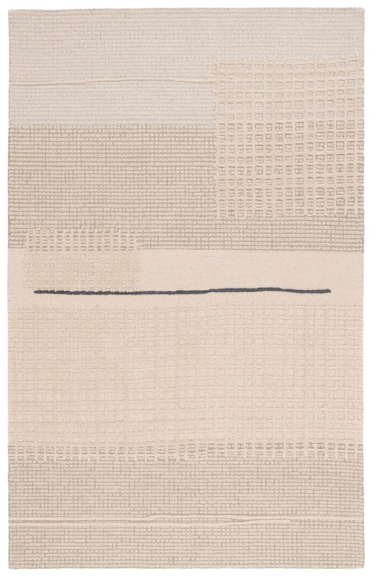 Safavieh Genre 4'-0" x 6'-0" Rug in Beige / Grey