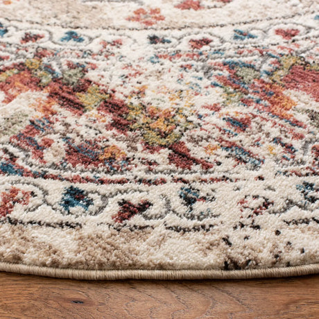 Safavieh Carlyle 200 6'-7" x 6'-7" Rug in Ivory / Gold
