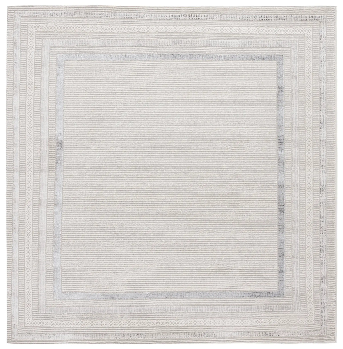 Safavieh Hanna 6'-7" x 6'-7" Rug in Ivory / Grey