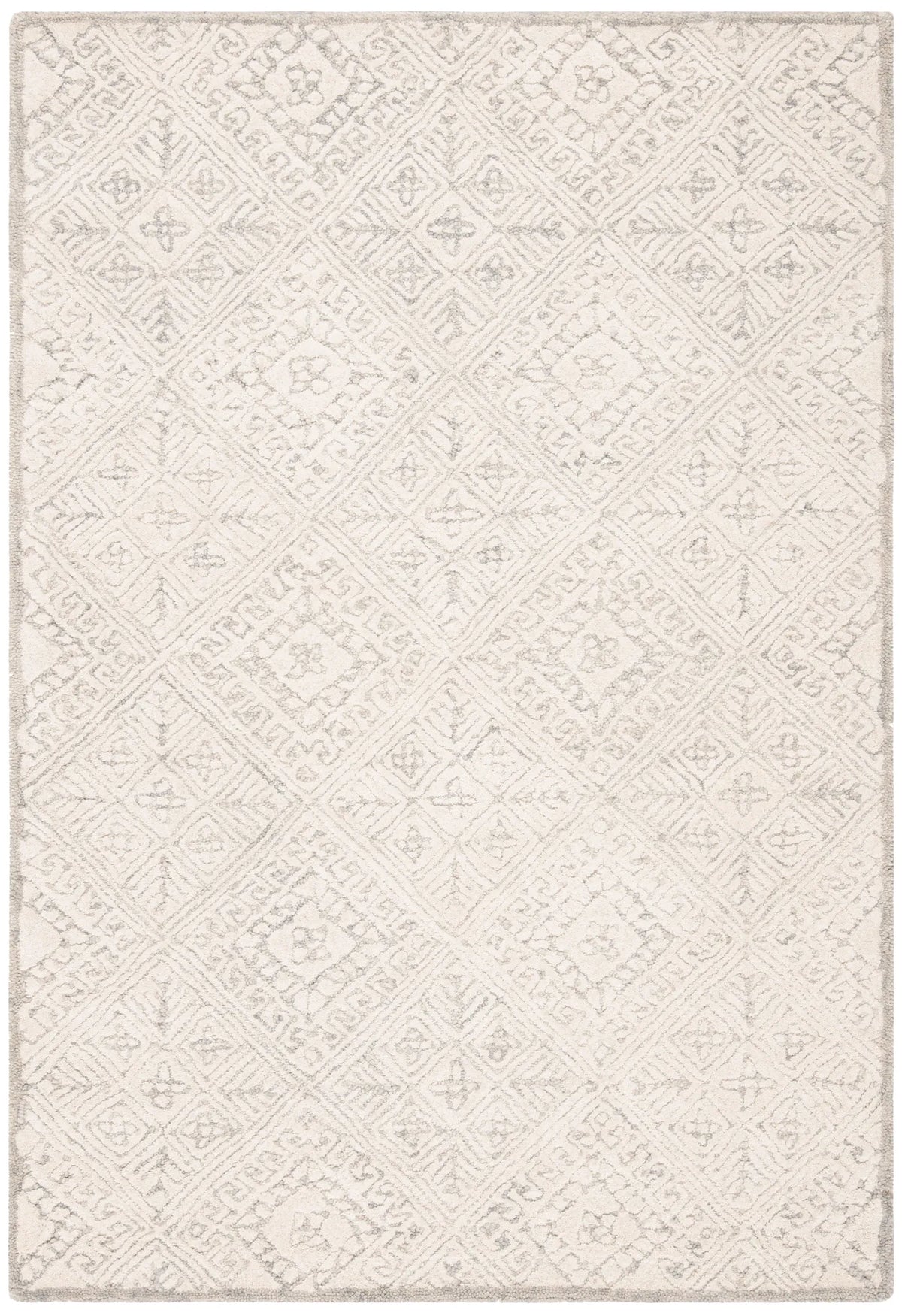 Safavieh Glamour 4'-0" x 6'-0" Rug in Grey / Ivory