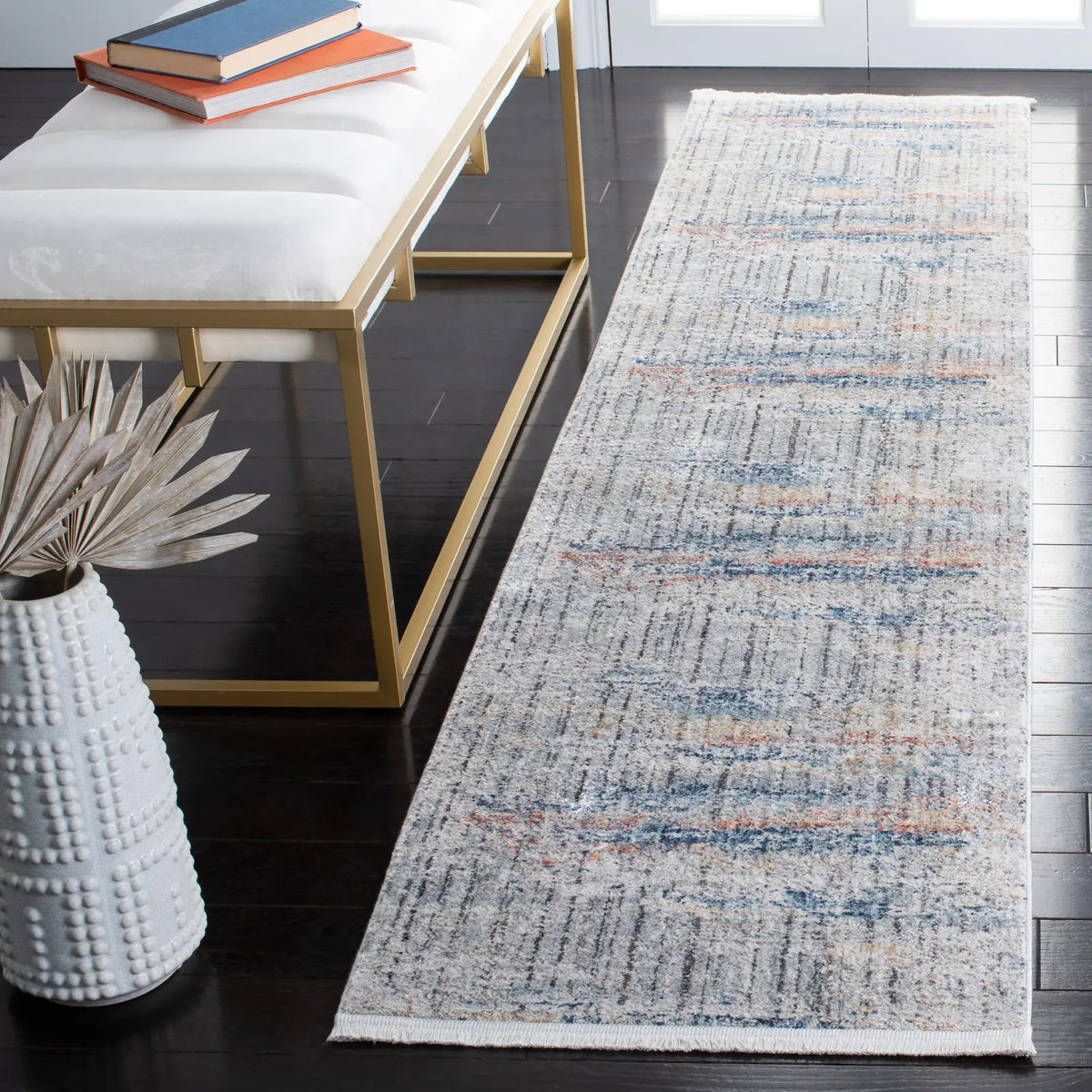 Safavieh Dream 2'-0" x 8'-0" Rug in Grey / Blue