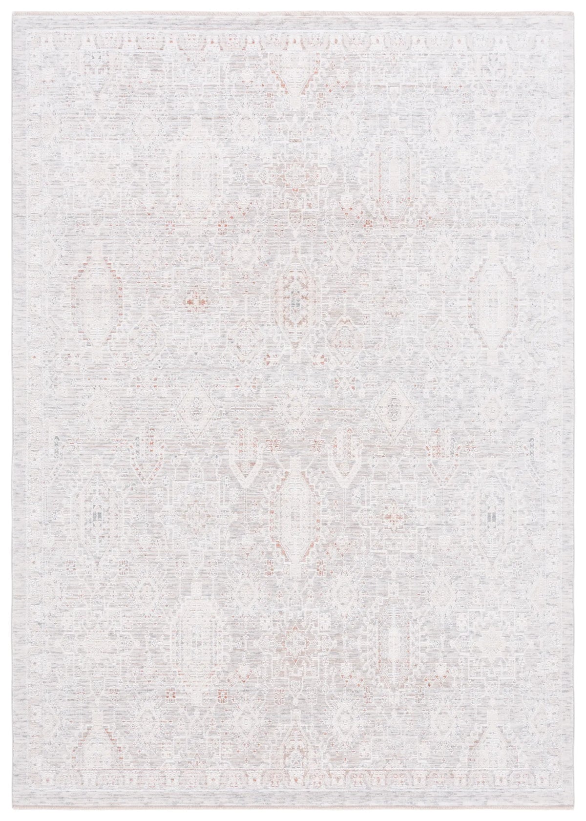 Safavieh Marmara 4'-0" x 6'-0" Rug in Grey / Blue Rust