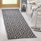 Safavieh Montauk 2'-3" x 7'-0" Rug in Dark Grey / Ivory