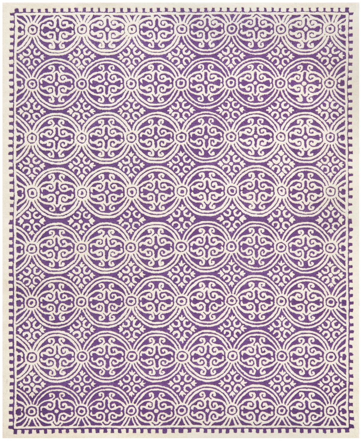 Safavieh Cambridge 10'-0" x 14'-0" Rug in Purple / Ivory