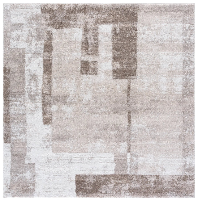 Safavieh Northport 800 6'-7" x 6'-7" Rug in Taupe / Ivory