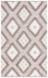 Safavieh Natura 4'-0" x 6'-0" Rug in Dark Grey / Ivory