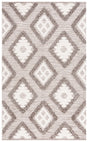 Safavieh Natura 4'-0" x 6'-0" Rug in Dark Grey / Ivory