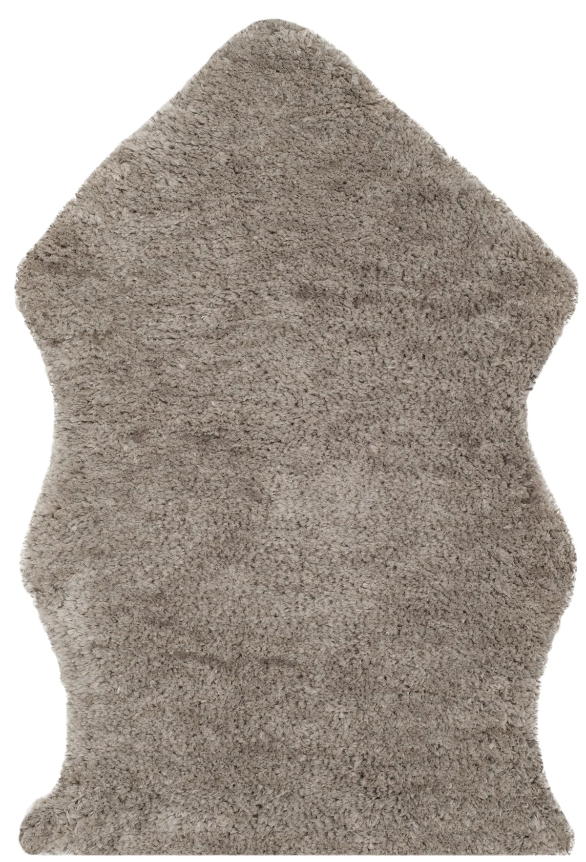 Safavieh Sheep Shag 2'-0" x 3'-0" Rug in Silver