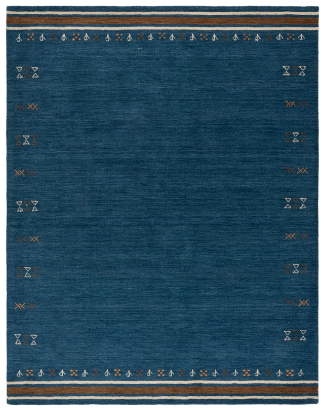 Safavieh Himalaya 8'-0" x 10'-0" Rug in Blue / Rust