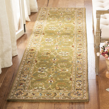 Safavieh Classic 2'-3" x 12'-0" Rug in Olive / Camel
