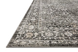 Loloi Odette Odt-01 Charcoal/Silver Rug - rug corner