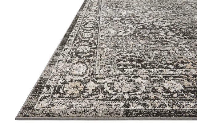 Loloi Odette Odt-01 Charcoal/Silver Rug - rug corner